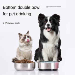 Bouteille d'eau pour chien en acier inoxydable personnalisée de 32 oz, 3 en 1, distributeur de nourriture de voyage pour le camping en plein air, bouteille d'eau pour animaux de compagnie durable et portable - Product Image 5