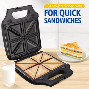 Plancha Eléctrica 3 en 1 DSP, Máquina para Hacer Waffles con Revestimiento Antiadherente, Máquina Multifunción para Desayunos, Negra - Product Image 3