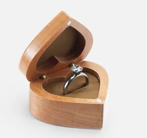 Boîte pour bijoux en bois, boîte, anneaux, 10 pièces, livraison directe d'usine