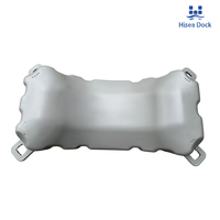 Dock flottant pour jet ski Hisea Dock en HDPE avec rouleaux, ponton modulaire en U avec charnières