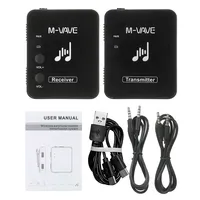 Système de monitoring M-Vave MS-1 M8, casque/écouteurs audio stéréo sans fil 2,4 G à réduction de bruit, carte récepteur WP-10 cardioïde
