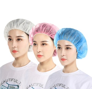 Dùng Một Lần Tóc Net Đàn Hồi Dùng Một Lần Bác Sĩ Y Tá Bouffant Mũ Nhà Máy Thực Phẩm/Spa/Chăm Sóc Cá Nhân Head Cover - Product Image 1