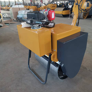 รถบดถนนแบบมือเดียว ZLIN Mini Hand Single Drum Road Roller 600 กก. เครื่องบดอัดดินแบบเดินตาม อุปกรณ์สำคัญสำหรับงานก่อสร้างถนน - Product Image 2