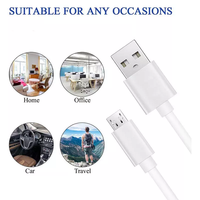 Câble de charge rapide USB V8 universel 1M 2A 2.1A Micro USB pour téléphones mobiles, ordinateurs, imprimantes