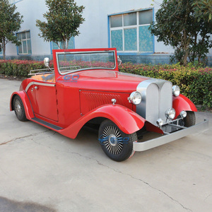 Autobús Eléctrico Clásico de 2 Plazas para Transporte Especial de Autos Antiguos de Metal, Vehículo Eléctrico Vintage - Product Image 1