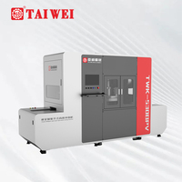 Machine de découpe horizontale automatique intelligente à visionnement visuel de type ouvert à grande vitesse TAIWEI pour la fabrication de chaussures en cuir