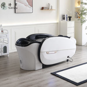 ShiLu Factory Modern Salon Waschen Haar Rücken <span class=keywords><strong>Massage</strong></span> Stuhl Shampoo Bett Spa Kopf Wasser therapie Zirkulation Shampoo Bett - Product Image 2