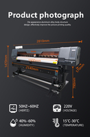 Precio de Plóter Impresora de Vinilos Adhesivos a Color de 64" 3m, Máquina que Imprime en Vinilo sin Cortador