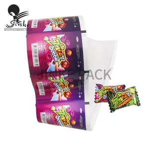 OEM Moisture Proof Plastic Laminated Material Pillow Packaging Film Roll for Candy Food Machine Use