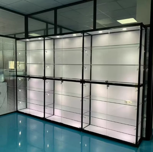Vitrine <span class=keywords><strong>murale</strong></span> cosmétique multifonctionnelle à vision complète, verrouillable, présentoir à <span class=keywords><strong>bijoux</strong></span>, éclairage LED, <span class=keywords><strong>armoire</strong></span> à curiosités, jouets - Product Image 2