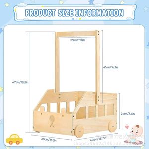 Wooden Car Shaped Baby <b>Clothes</b> <b>Rack</b> With Storage For 0-12 Months Solid Wood Desktop Organizer For Kids Toy And Clothing - Product Image 4