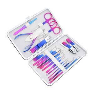 Set de <span class=keywords><strong>Manicura</strong></span> de Acero Inoxidable 10 en 1, <span class=keywords><strong>Kit</strong></span> de <span class=keywords><strong>Pedicura</strong></span> con Cortaúñas de 7/10/12/15 Piezas - Product Image 1