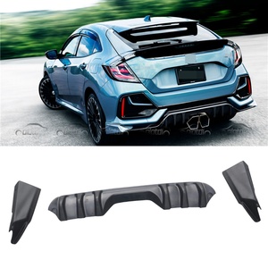 Difusor de alerón trasero tipo espada para Honda Civic FC1 10ª generación FK7 Type R Si - Product Image 2