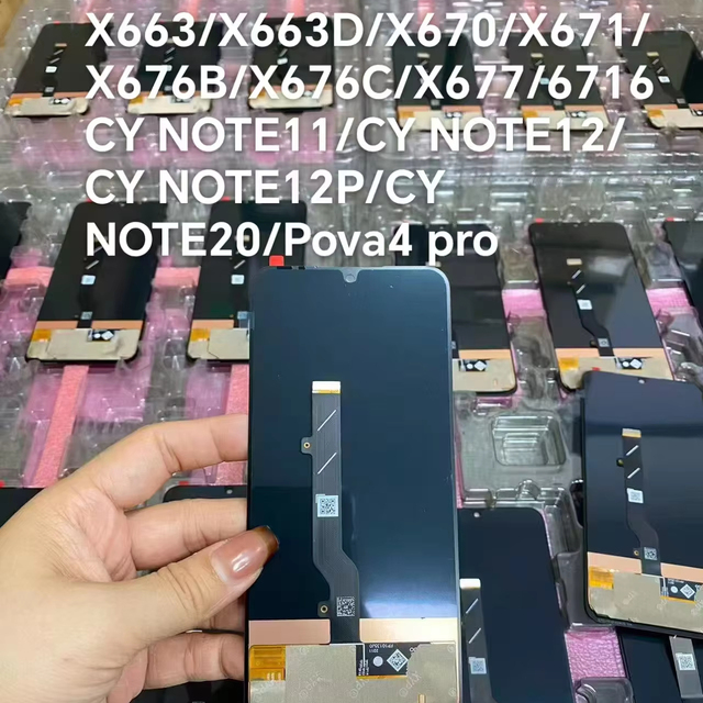 Original Screen for Infinix Itel X663 X70 X671 X676 X677 X6716 NOTE 12 20 Mobile Phone LCD Display Original Pantalla Repair