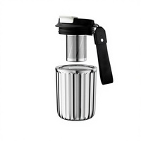 Tasse à café isotherme en acier inoxydable 304 à double paroi avec infuseur à thé, isolation thermique 12-24 heures, portable, design créatif pour l'extérieur