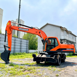 Excavadora de Ruedas Usada Doosan DH210W-9, Máquina Excavadora Hidráulica de 2 Toneladas con Cucharón de 1.0m³ para Trabajos de Construcción - Product Image 1