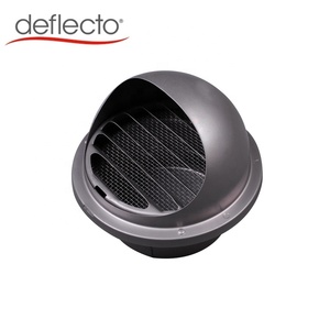 Capot <span class=keywords><strong>en</strong></span> acier inoxydable 304, pièces du système ventilation de la climatisation, revêtement de <span class=keywords><strong>poudre</strong></span>, sortie pour ventilation antirouille, murale, 4 pouces - Product Image 1