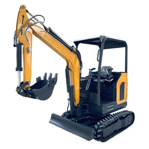 Excavadoras chinas nuevas de 2.5 toneladas con cabina abierta, camión de caucho, motor Kubota, miniexcavadora. - Product Image 3