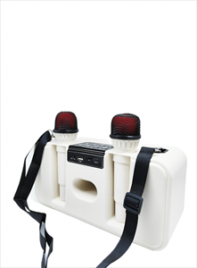 Cámara de individuación Altavoz inalámbrico Fiesta de <span class=keywords><strong>karaoke</strong></span> portátil Altavoz BT con micrófono Altavoz Bluetooth - Product Image 6