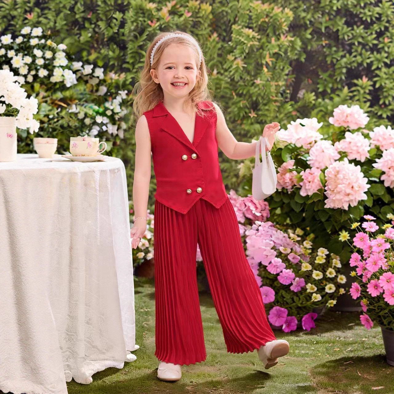 Red SH5133 two-piece set