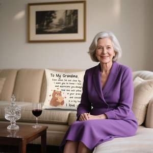 Taies d'oreiller pour la famille <span class=keywords><strong>et</strong></span> les amis, même quand je ne suis pas près de vous, je veux que vous sachiez que je vous aime <span class=keywords><strong>et</strong></span> que je suis si fière de vous toujours. - Product Image 2