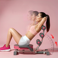 Rouleau abdominal rotatif à 360 ° avec tapis de genou pour le volume musculaire Équipement de machine abdominale roulante