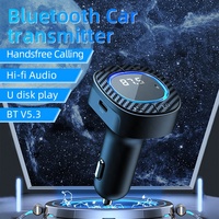 Transmetteur FM Bluetooth voiture 3.1A Port USB + Type-C Charge appel mains libres modulateur Radio Audio sans fil lecteur MP3