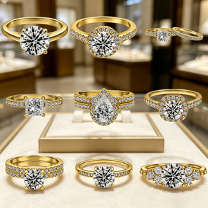 Anillo <span class=keywords><strong>de</strong></span> <span class=keywords><strong>Diamante</strong></span> Cultivado en Laboratorio, Corte Brillante Redondo, 1ct, D VS1, Oro Blanco <span class=keywords><strong>de</strong></span> 9K, Certificado IGI, Elegante y Personalizado, para Boda - Product Image 5