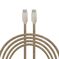 Kabel Data USB Tipe C Tali Rami Kepang Grosir 5A Pengisian Cepat PD 100w