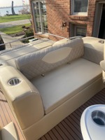 Bateau à passagers en aluminium soudé de 9 m (30 pieds) pour 16, 18 ou 20 personnes, bateau ponton de croisière flottant à grande vitesse, moteur hors-bord 100/150 CV 30-35