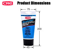 Graisse pour système de freinage SL CRC Silaramic enrichie en céramique acrylique, lubrifiant pour freins à température extrême, silicone, caoutchouc EPDM, caoutchouc nitrile