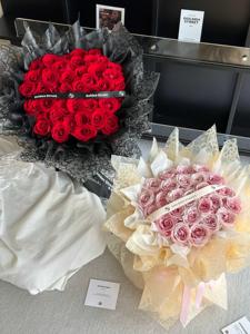 2024 nuovo arrivo di lusso OPP Bouquet di fiori di plastica foglio di carta da imballaggio impermeabile per fioraio - Product Image 5