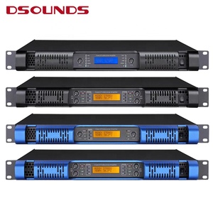 Amplificador de potencia digital profesional de cuatro canales Clase <span class=keywords><strong>D</strong></span> 1U amplificador de potencia 600Wx4 amplificador de potencia estéreo para sala de conferencias - Product Image 3