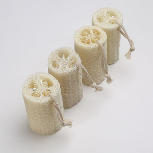 Haokey OEM Esponja Exfoliante Natural para Ducha, Cepillo para Ollas, Toalla de Cocina con Cordón, Absorbente, Fregador Doméstico para Cocina - Product Image 2