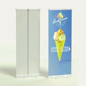 Standard Roll up Banner Stand Aluminum Frame for Promotions and Trade <b>Shows</b> - Product Image 3