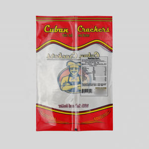 Breadsticks Galletas Bolsa de embalaje de plástico Bolsa de sello medio trasero Logotipo personalizado Bolsa de comida impresa para Galletas cubanas - Product Image 3
