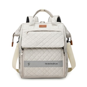 Nuovo Modello di Borsa per Mamme - <span class=keywords><strong>Zaino</strong></span> Multifunzionale, Grande Capacità, Leggero, a Doppia Spalla, Adatto per l'Uso di Madri e Bambini - Product Image 2