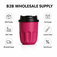 Nouvelle mini tasse thermos à café pour filles, bouteille d'eau portable en acier inoxydable de 320 ml pour l'extérieur, isolation thermique