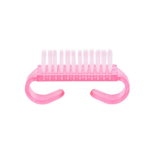 Mini brosse à ongles en acrylique avec manche en plastique, outil de nettoyage anti-poussière pour pédicure - Product Image 2