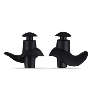 Bouchons <span class=keywords><strong>d</strong></span>'oreilles en silicone imperméables, écouteurs confortables pour la natation - Product Image 1