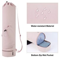 Sac de sport portable pour exercice de fitness danse Pilates Yoga et autres sports mode dame Style Polyester transporter sac multifonction