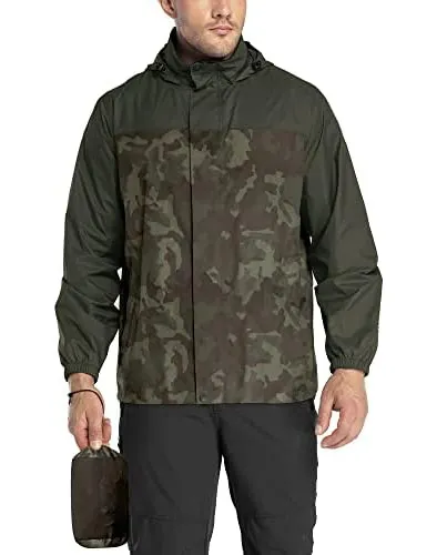 Individueller Stil Regenmantel Outdoor Wandern Laufen wasserdichte Jacke verpackbar leichte Regenjacke Farbe verfügbar