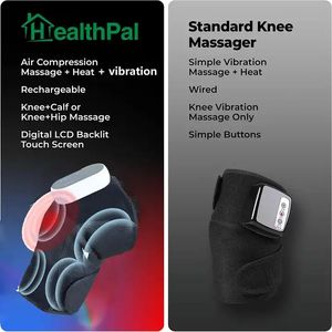 Rechargeable Odm Smart <strong>Hot</strong> Compress Electric Heating Therapy Osteoarthritis <strong>Leg</strong> and Knee Massager with Heat air Compression - Product Image 3