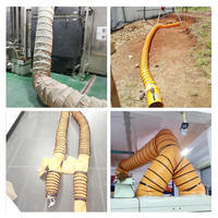 Fabricant personnalisé 12 pouces 300mm 5m à 10m PVC flexible conduit d'air tuyau de ventilation d'échappement