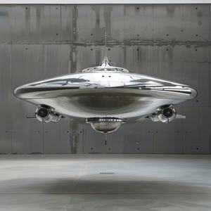 Su misura Full-Size moderna <span class=keywords><strong>UFO</strong></span> arte scultura statua tecnica lucidata per la vendita - Product Image 3