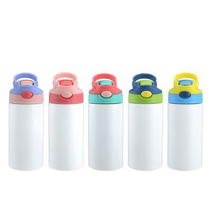 <b>Hot</b> Sale 12oz 20oz Stainless Steel Kids Water Botter Custom logo Sublimation Blank Sippy Tumbler for Children - Product Image 2