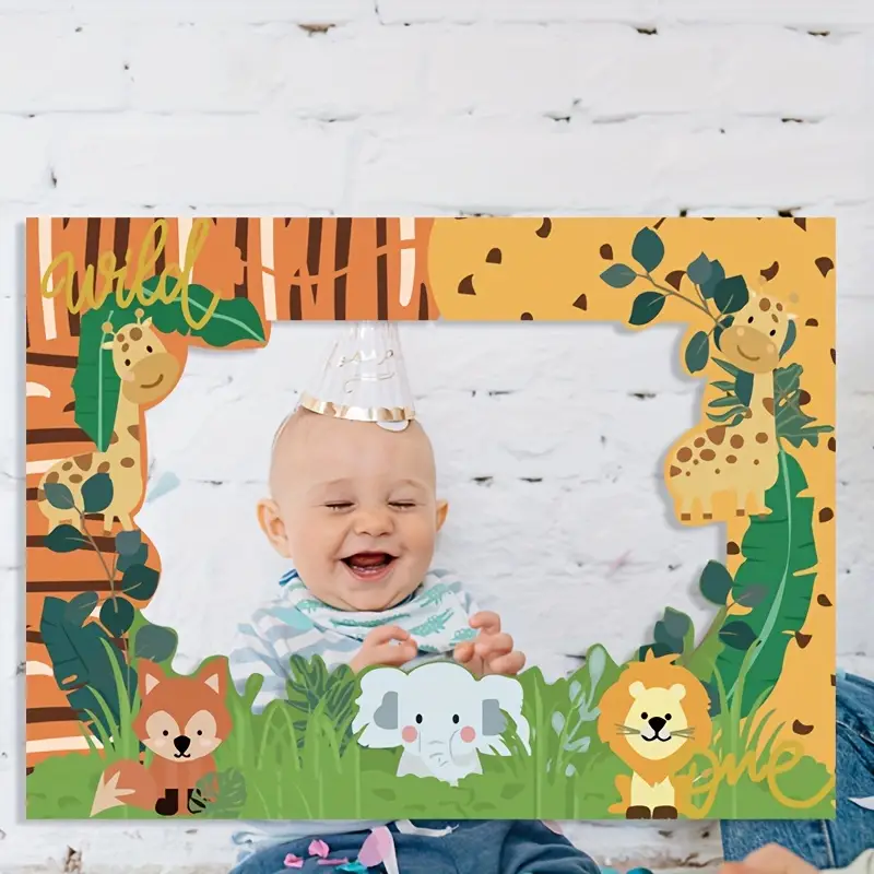 Kit 25 Accessori Photo Booth Tema Giungla - Per Feste E Compleanni - Foto 10