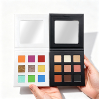 Palette de fards à paupières vegan à marque privée, hautement pigmentée, avec logo personnalisé