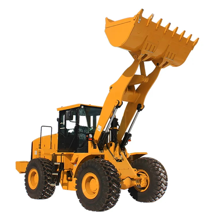 China brands Everun new ER50 5ton diesel front end construction machinery equipment top wheel loaders 4*4 for sale