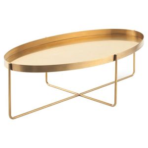 Elegant Metal Coffee <b>Table</b> <b>with</b> MetalTop and Powder Coated Frame for Modern Home Furniture Collection - Product Image 1